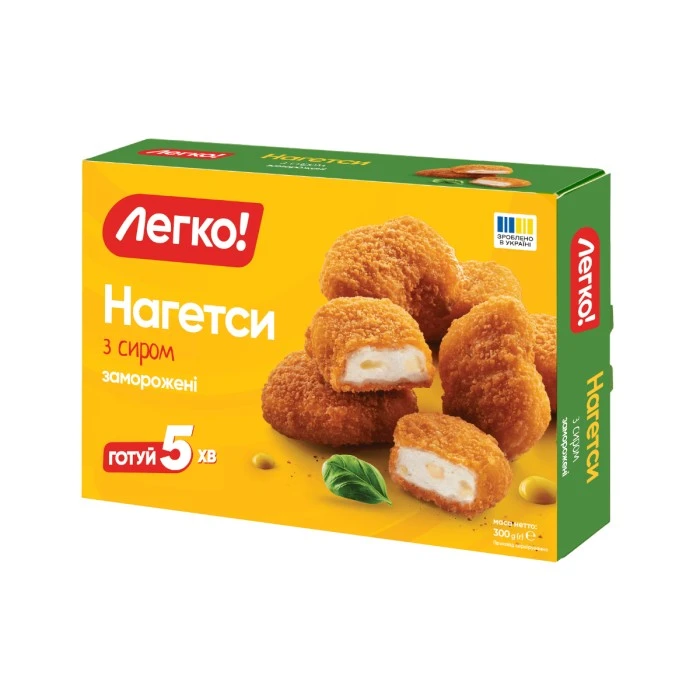 Нагетси з сиром заморожені Легко!, 100 г