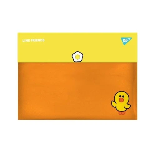 Папка на кнопці А4 Line Friends 492081 Yes, шт