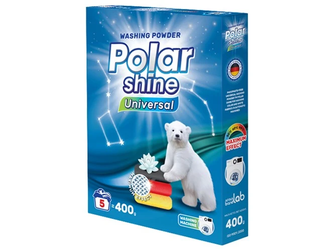 Порошок для прання універсальний автоматичне прання Polar Shine, 400 г