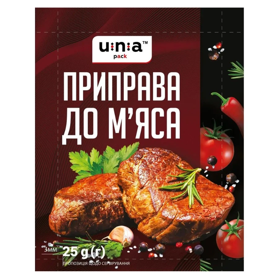 Приправа до м&#039;яса Юна-пак, 25 г