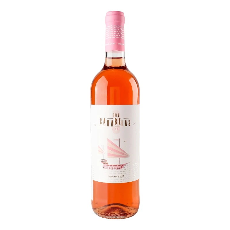 Вино рожеве сухе La Nina Rosado La Mancha DO Tres Carabelas Bodegas Ayuso, 0.75 л