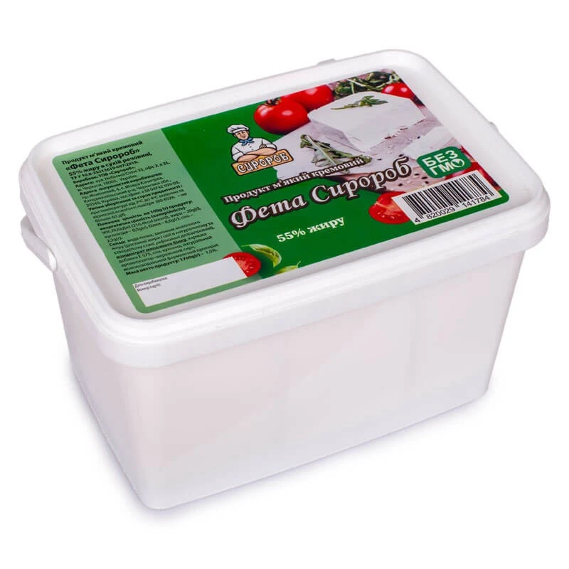 Сир м&#039;який 55% фета Сиророб