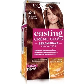 Фарба для волосся 554 Пряний шоколад L&#039;Oreal Paris, 120 мл