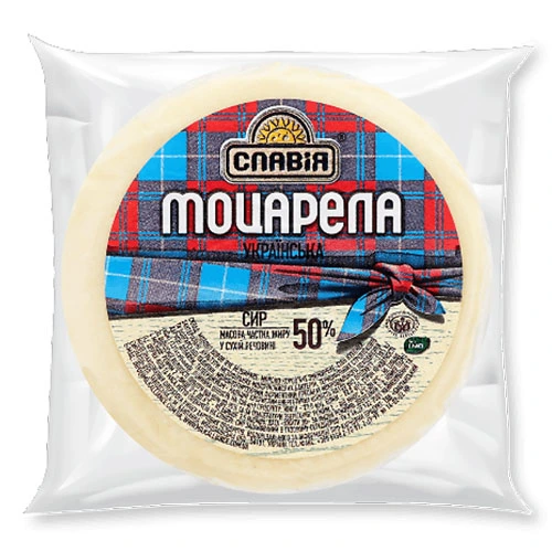 Сир 50% Моцарелла Українська Славія