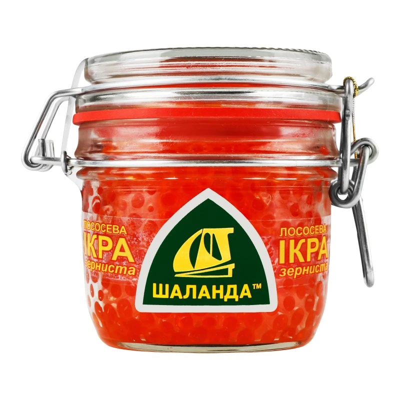 Ікра лососева зерниста солена Шаланда, 230 г