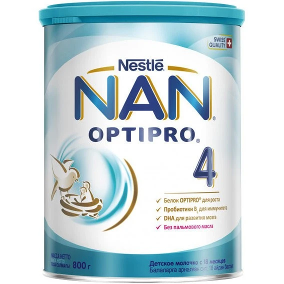 Суміш молочна суха для дітей від 18 місяців 4 Optipro NAN, 800 г