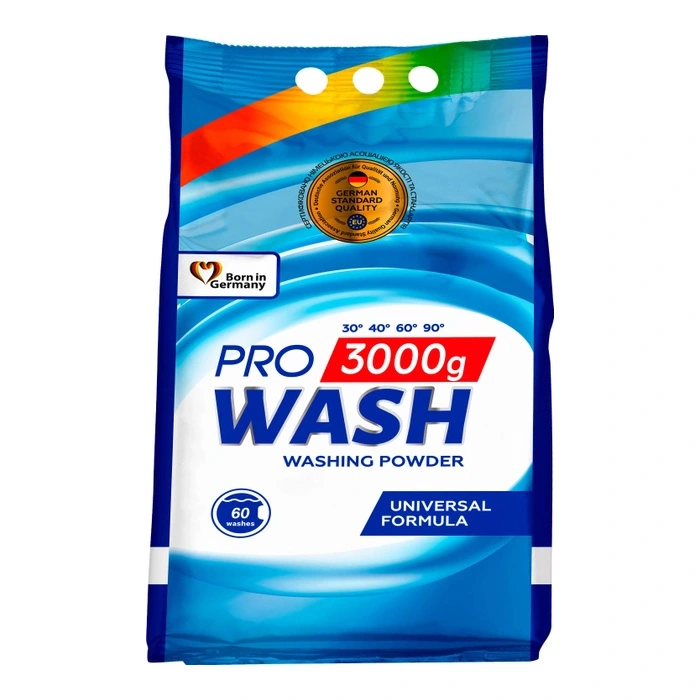Порошок для стирки Pro Wash Универсальный, 3 кг