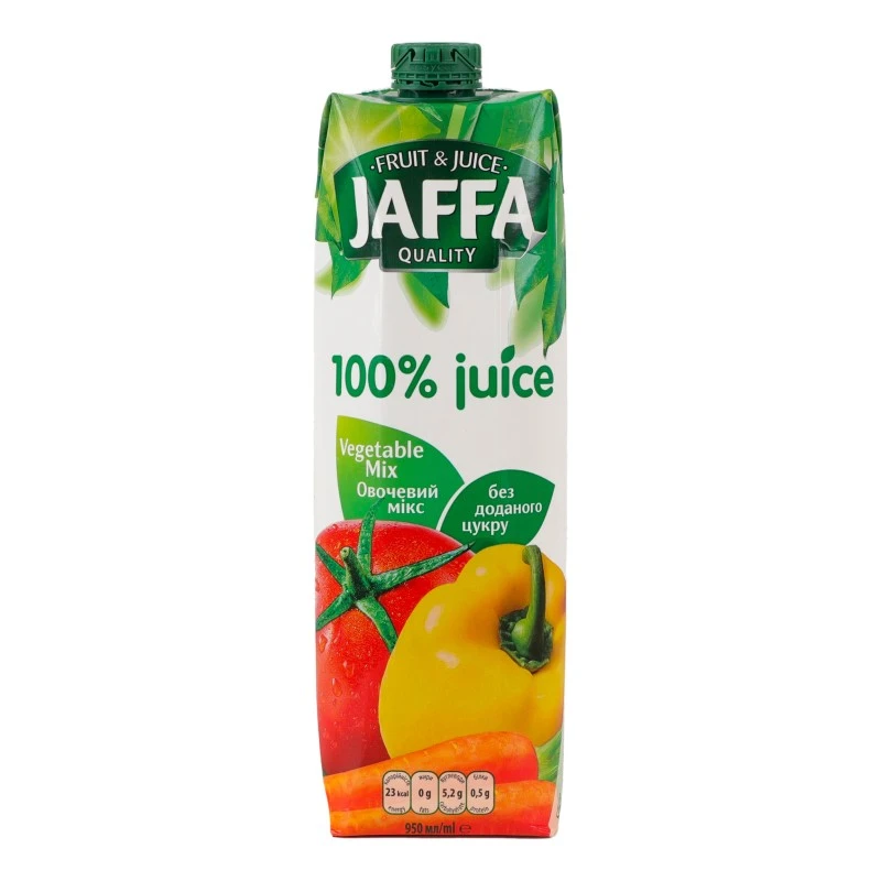 Сік Овочевий мікс Jaffa, 0.95 л