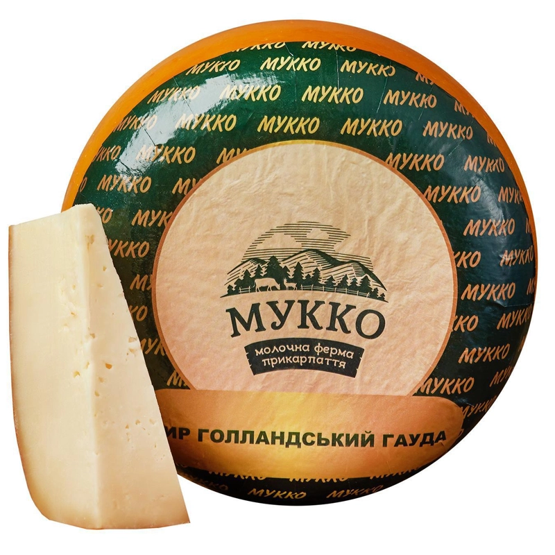Сир твердий 50% Фермерський Мукко