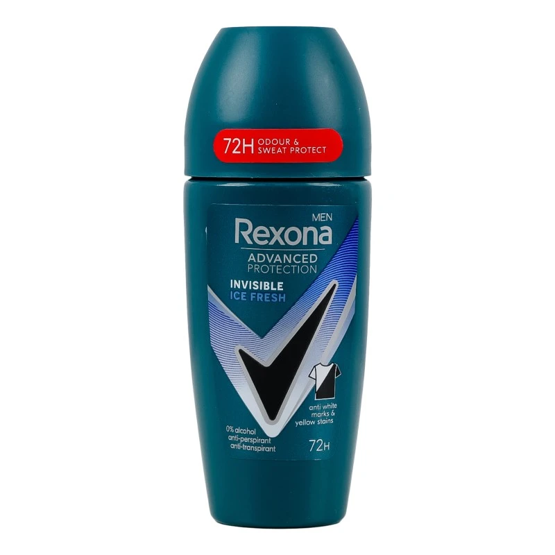 Антиперспірант Кульковий Men Прозорий лід Rexona, 50 мл