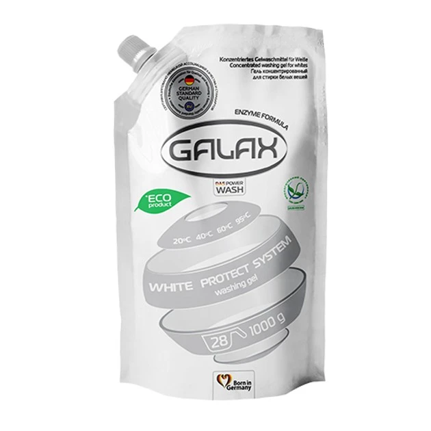 Гель для прання Galax для білих речей, 1 кг