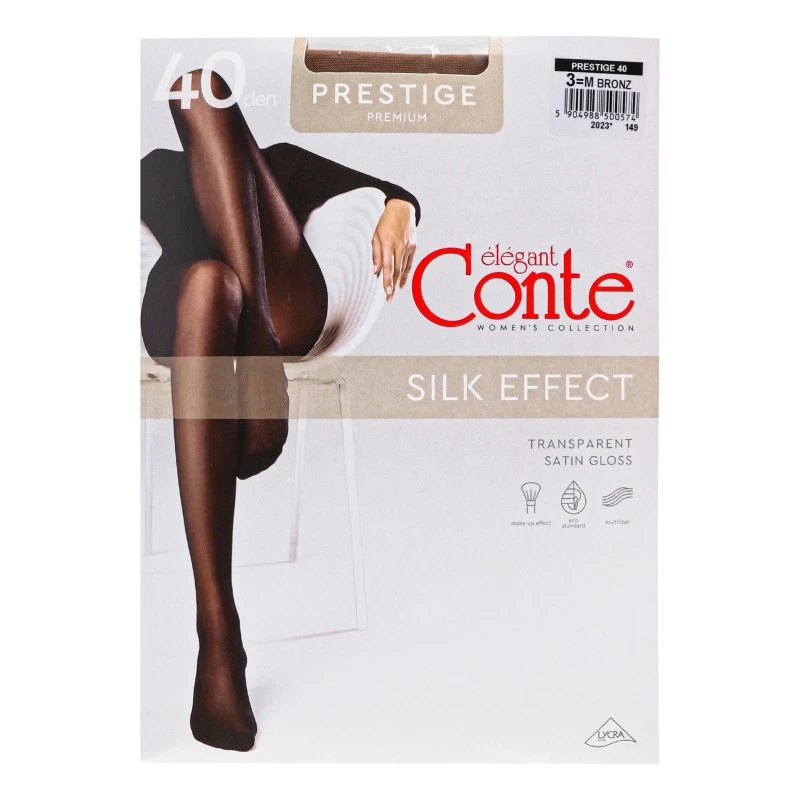 Колготки Prestige 40 den Bronz Conte Elegant, р.3