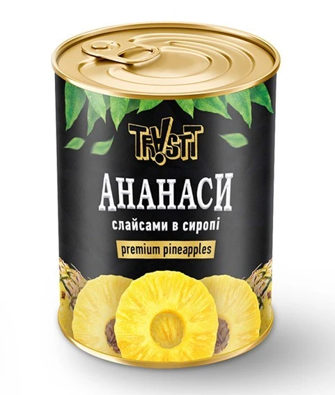 Консервовані ананаси кільцями в сиропі Trvstt, 565 г