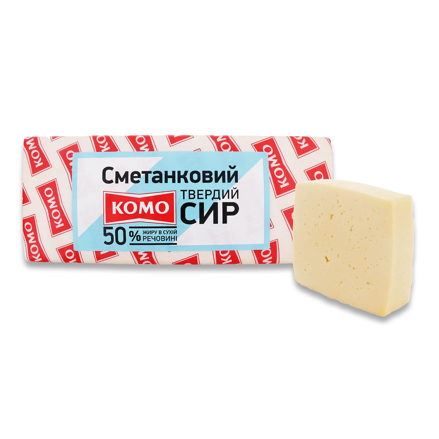 Сир твердий 50% Сметанковий Комо