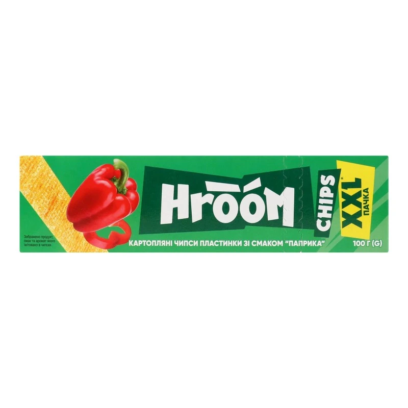 Чіпси з папрікою Хрум, 100 г