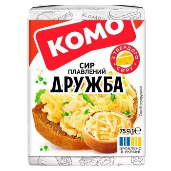 Сир плавлений Дружба 35% Комо, 75 г