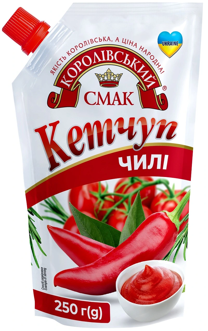 Кетчуп Чилі Королівський смак д/п 250г