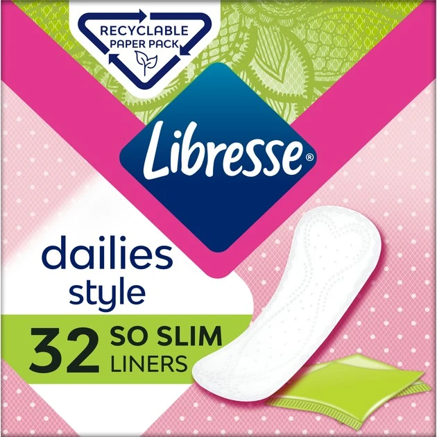 Прокладки гігієнічні щоденні Dailies Style Libresse, 32 шт/уп.