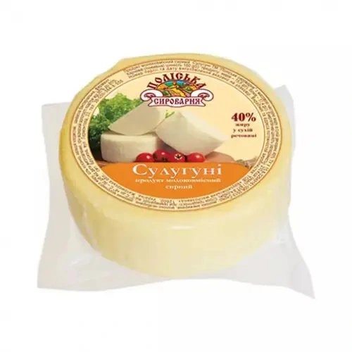 Сирний продукт Сулугуні 40% Поліська сироварня