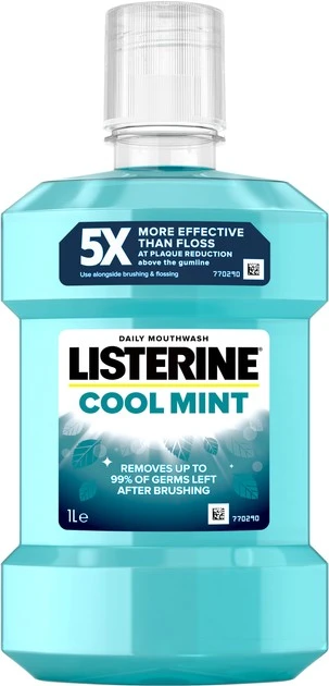 Ополіскувач для ротової порожнини Cool Mint Listerine, 1 л