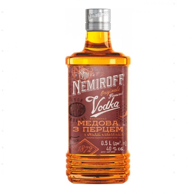 Настоянка Українська медова з перцем Nemiroff, 0.5 л