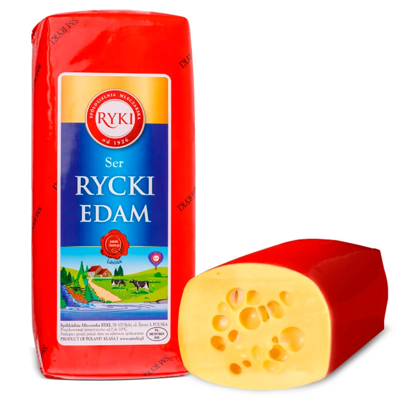 Сир твердий 45% Edam Ryki