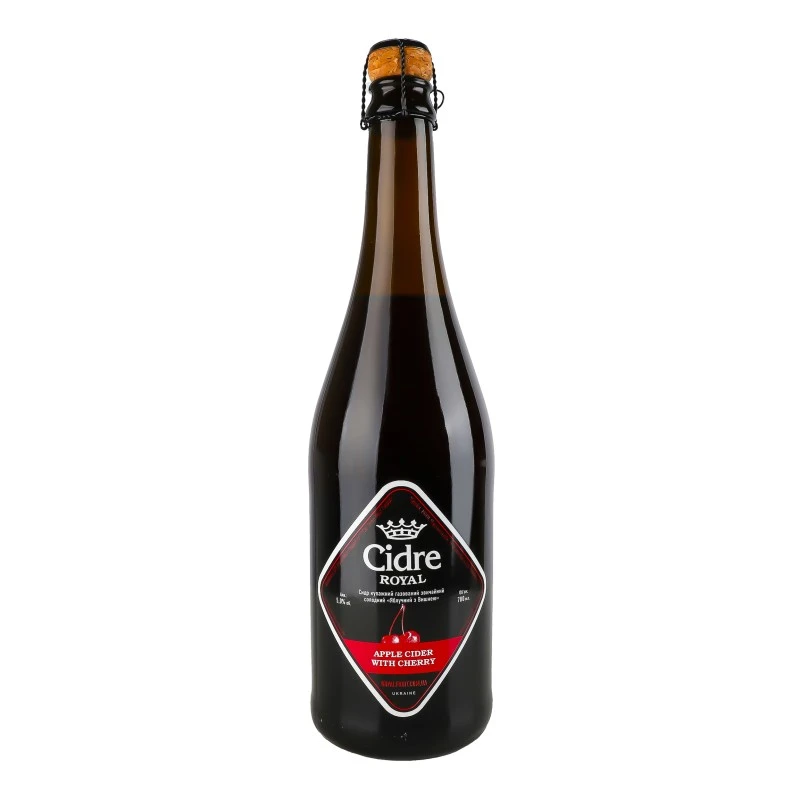 Сидр напівсолодкий яблуко-вишня Royal Fruit, 0.7 л