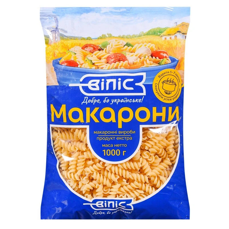 Макаронні вироби Черепашка Віліс, 1 кг