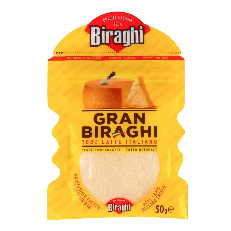 Сир твердий тертий 32% Gran Biraghi, 50 г