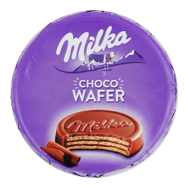 Вафлі з начинкою з какао покриті молочним шоколадом Choco wafer Milka, 30 г