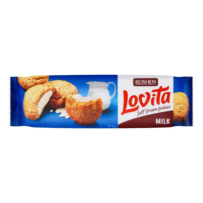 Печиво Milk Lovita Roshen, 127 г