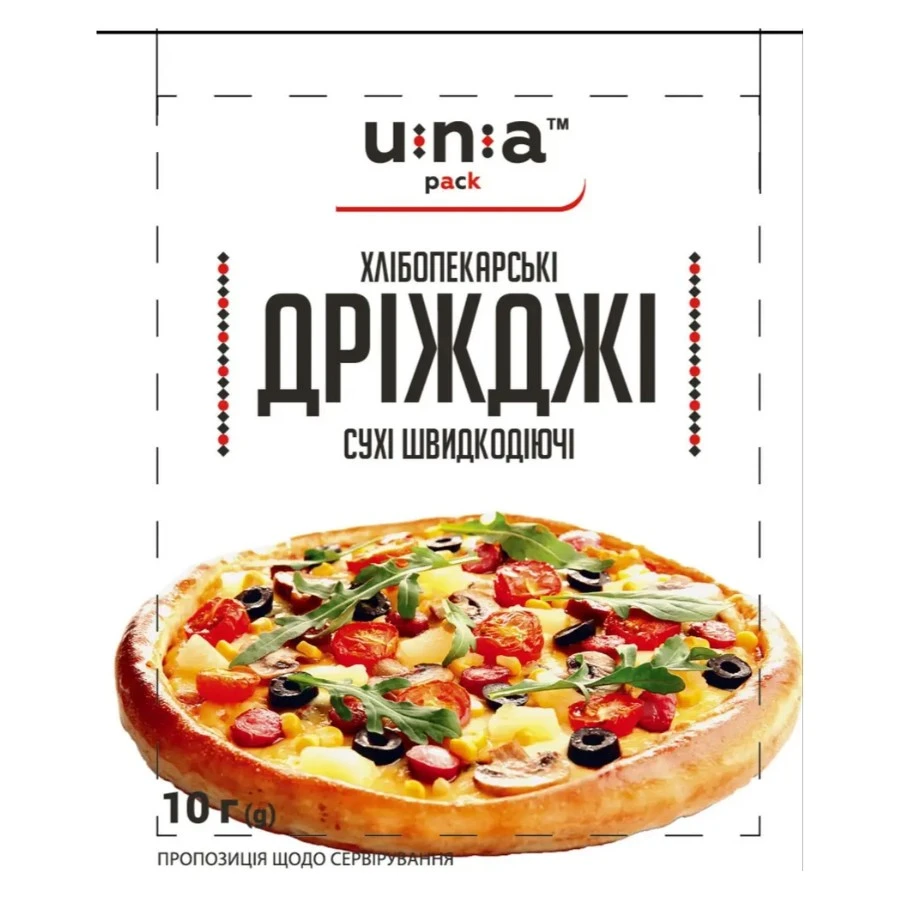 Дріжджі сухі Юна-пак, 10 г