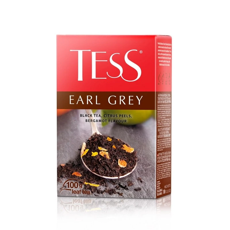 Чай листовий чорний Earl Grey Tess, 90 г
