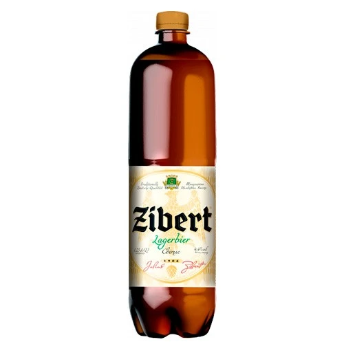 Пиво світле Lagerbier Zibert, 1.15 л