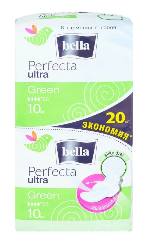 Прокладки гігієнічні Green Ultra Perfecta Bella, 20 шт/уп.