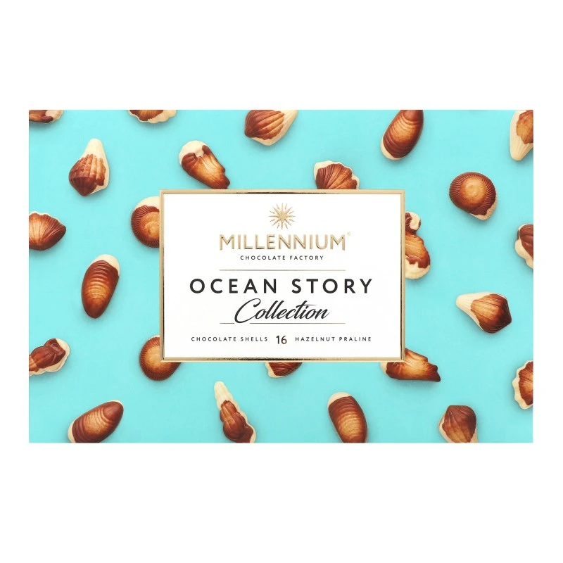 Цукерки шоколадні з горіховим праліне Ocean Story Millennium, 170 г