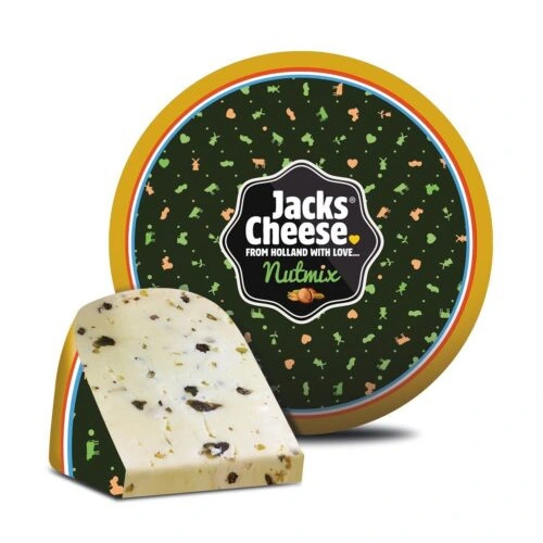 Сир твердий Гауда з міксом горіхів 50% Jack Cheese