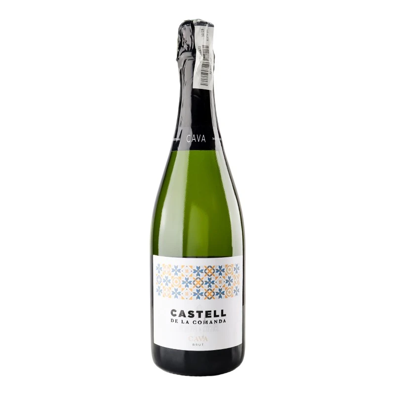 Вино ігристе біле сухе Cava Brut Castell De La Comanda, 0.75 л