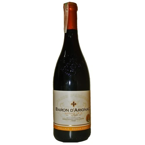 Вино червоне напівсолодке Rouge Baron d&#039;Arignac, 0.75 л