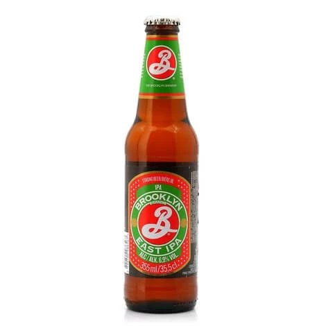 Пиво світле пастеризоване East IPA Hoppy &amp; Refined Brooklyn, пл. 0.33 л