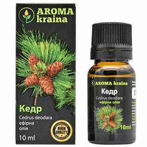 Ефірна олія Кедр Aroma kraina, 10 мл
