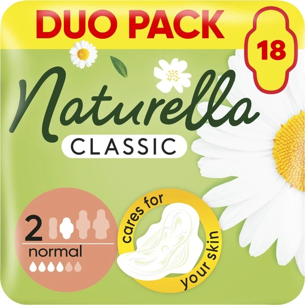 Прокладки гігієнічні Normal Classic Naturella, 18 шт/уп.