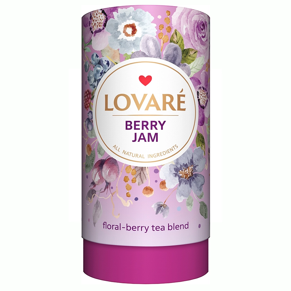 Чай квітково-ягідний Berry Jam Lovare, 80 г