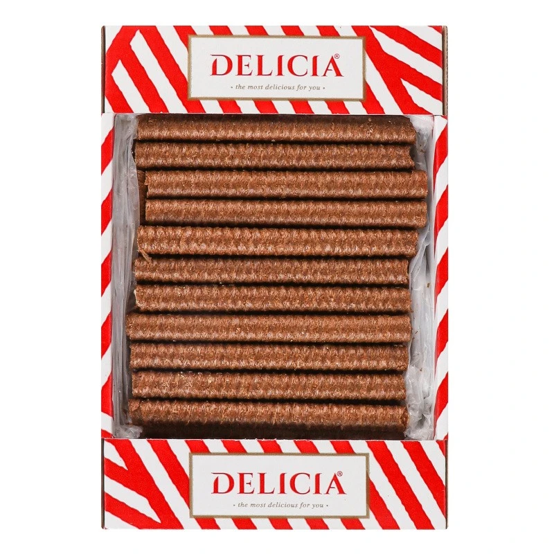 Вафельні трубочки зі смаком кокосу Delicia, 450 г