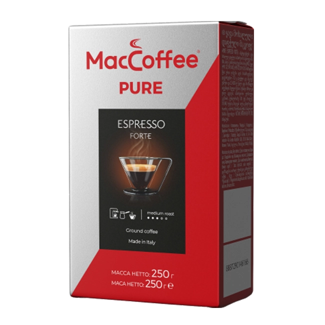 Кава мелена Espresso Forte Pure MacCoffee, 250 г