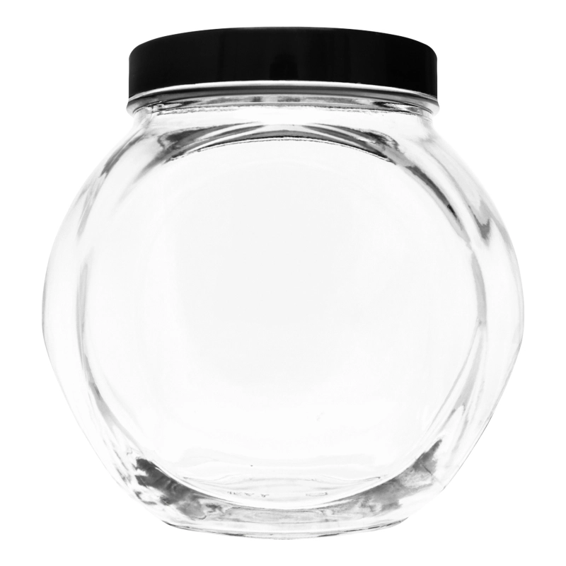 Банка скляна з чорною кришкою  1730 мл Sweet EverGlass, 1шт