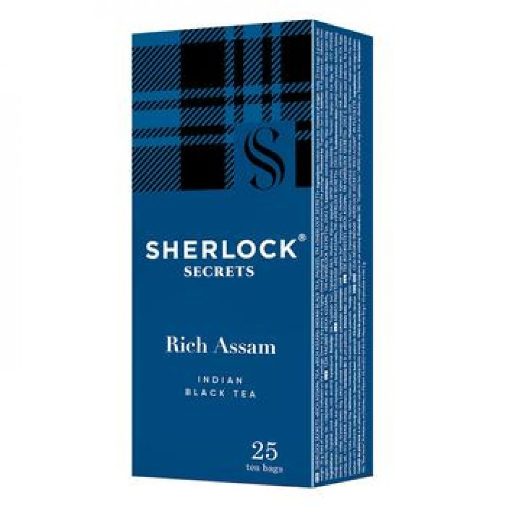 Чай пакетований чорний Rich Assam Sherlock Secrets, 25 шт/уп.