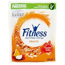 Сухий сніданок Fitness Fruits Nestle, 225 г