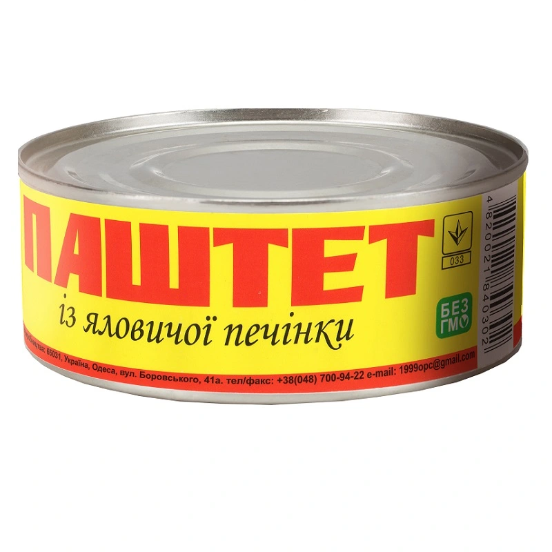 Паштет з яловичої печінки Дід м&#039;ясоїд, 240 г