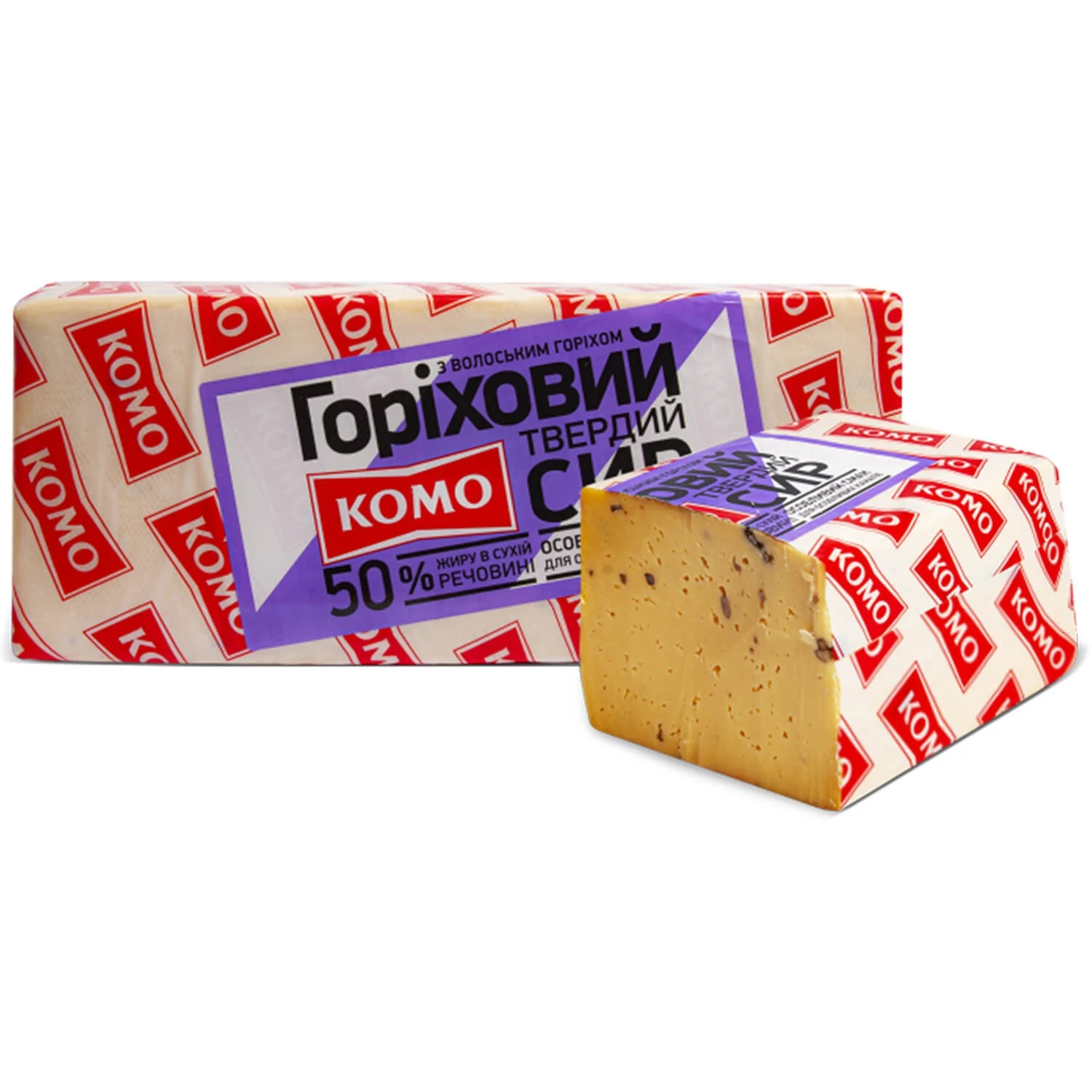 Сир твердий 50% Горіховий Комо